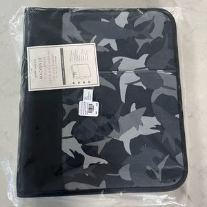 NEW! Pottery Barn Kids Shark Camo Binder